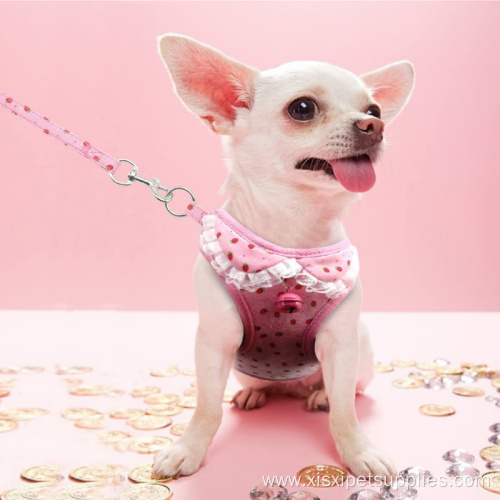 Cute Dog Harness Leashes Walking Dog Chest Harness